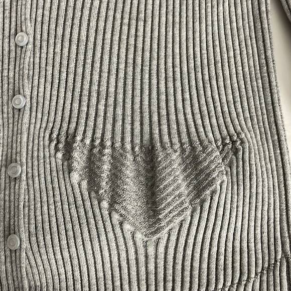 Escada Cardigan Sweater Silver Metallic Size XL Luxury Old Money - Picture 5 of 12